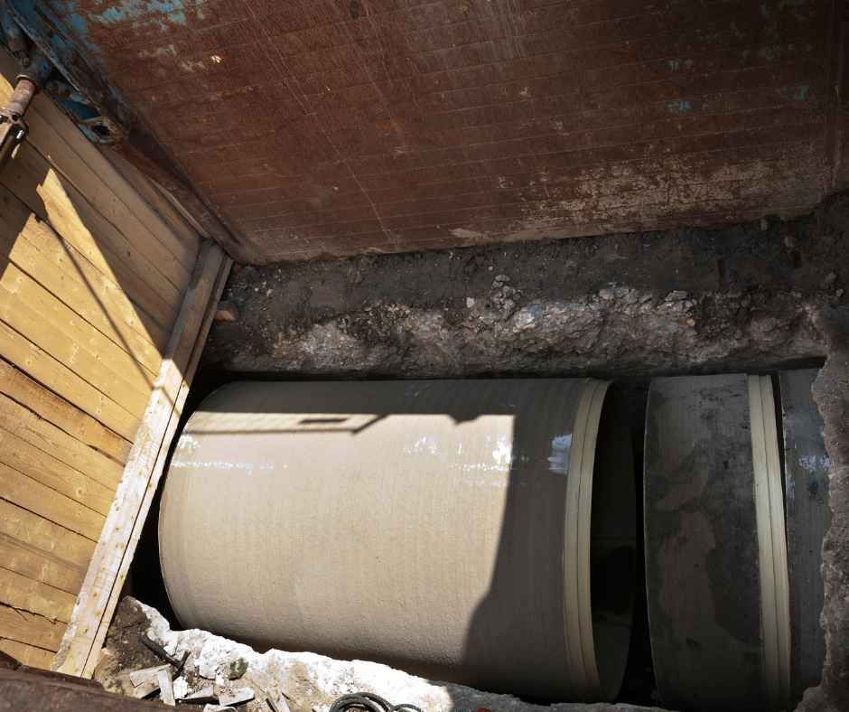 Trenchless sewer line work