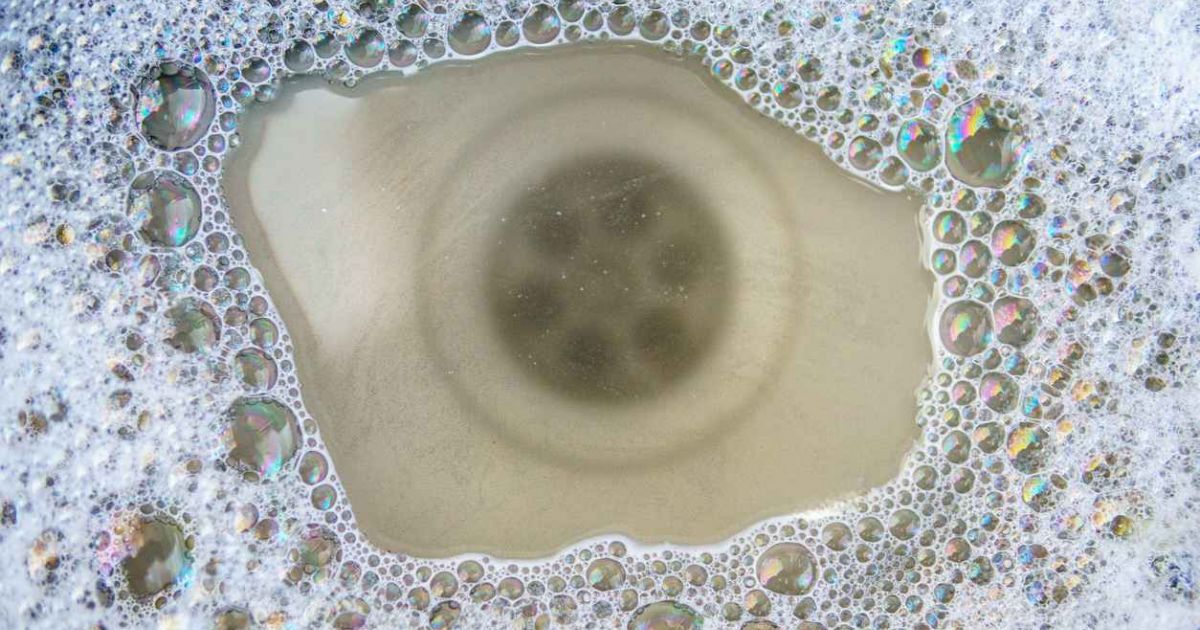Clogged plumbing drain