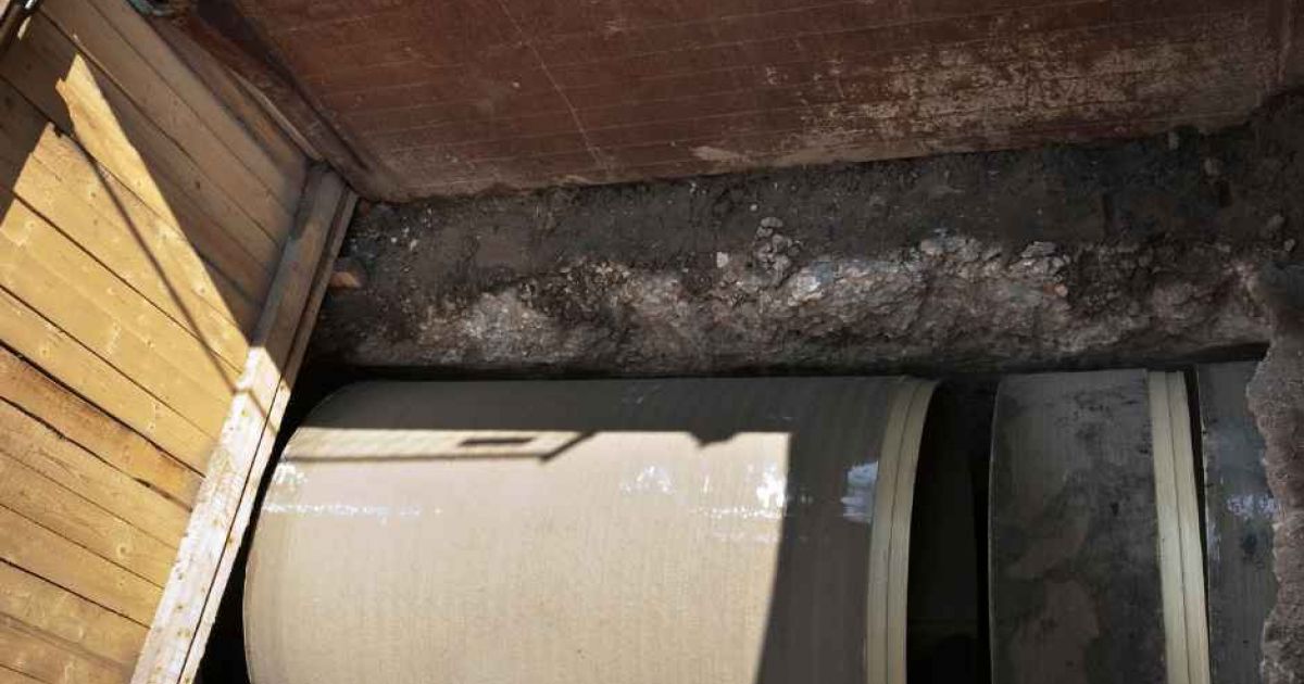 Trenchless sewer line work